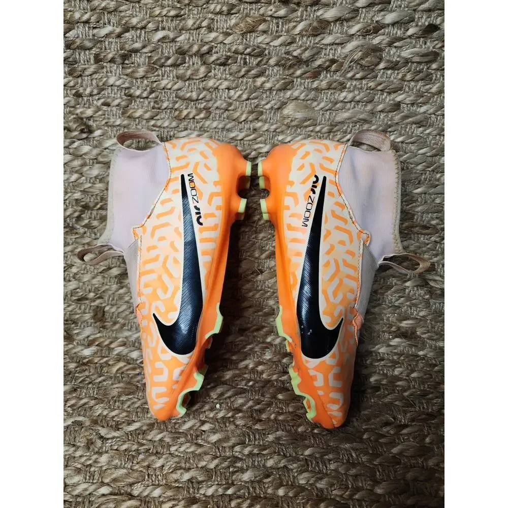 Nike Zoom Superfly 9 Youth Size 4.5 Soccer Cleats Mercurial Orange Dynamic Fit